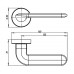 Ручка раздельная Armadillo (Армадилло) EXCALIBUR URB4 BPVD-77 Вороненый никель