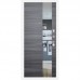 PLATINUM Альберо грей/ Сандал серый горизонтальный с зеркалом